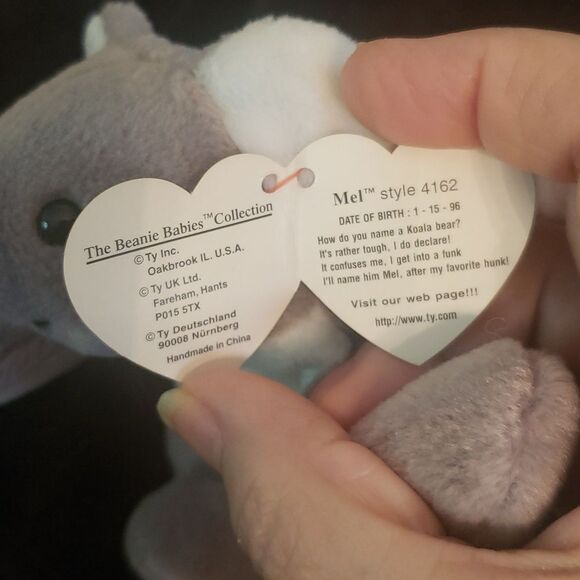 Vintage 1996 Ty Beanie Baby MEL the Koala Bear - Picture 6 of 8